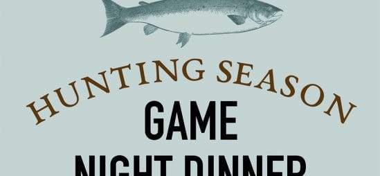 Hunting Season Game Night Dinner