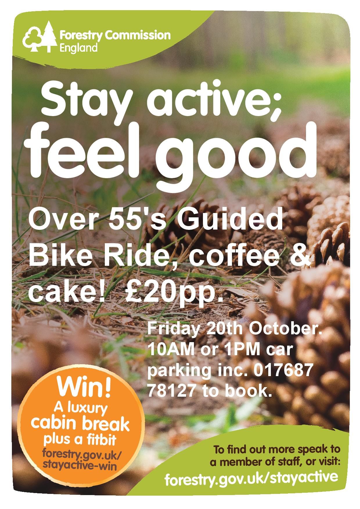 Over 55's Guided Bike Ride 