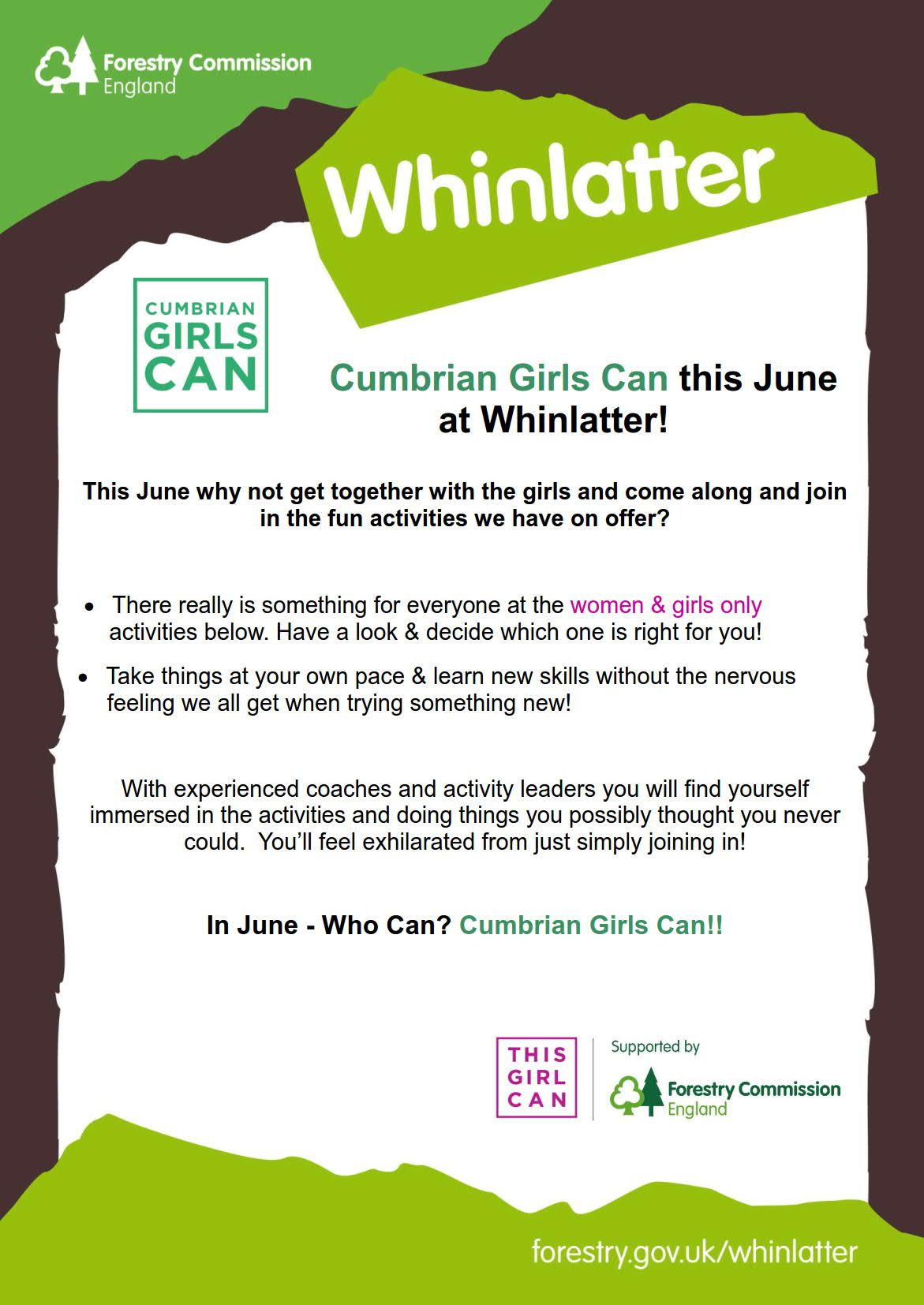 Cumbrian Girls Can at Whinlatter!