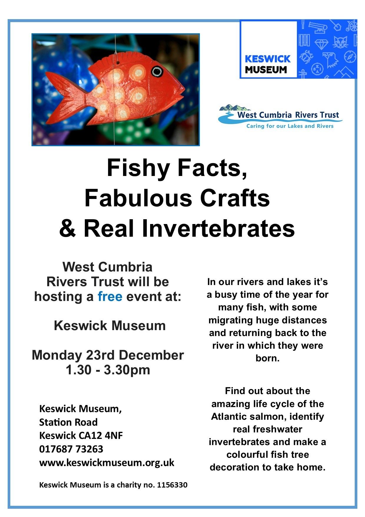 FISHY FACTS, FABULOUS CRAFTS & REAL INVERTEBRATES