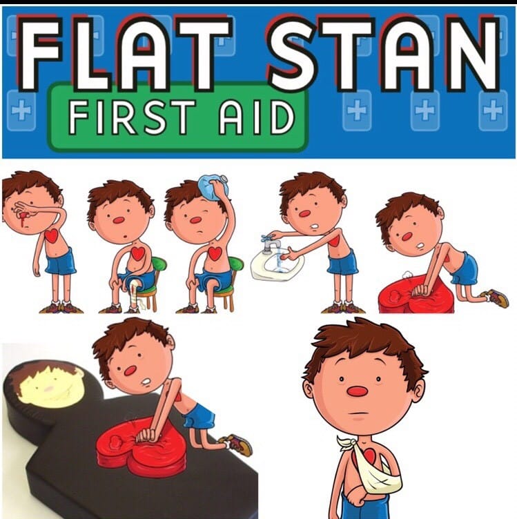 Flat Stan First Aid Work for Children 