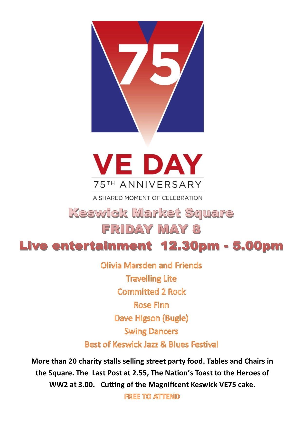 Cancelled - VE Day in Keswick