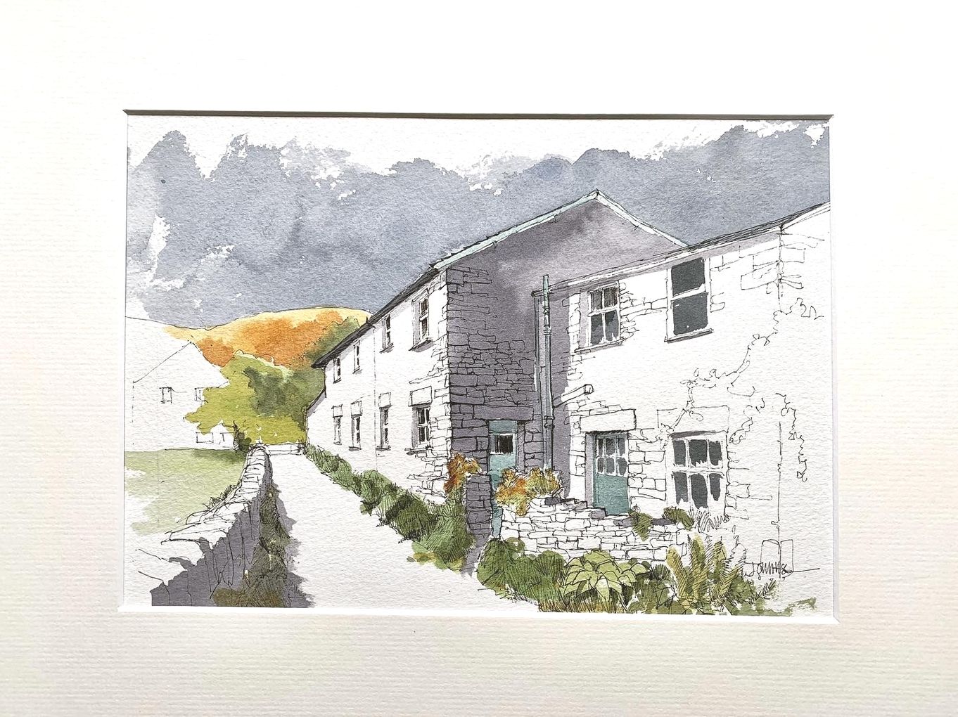 Building in the Landscape in Pen and Wash