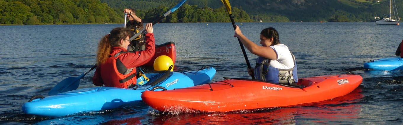 Canoeing on Derwentwater