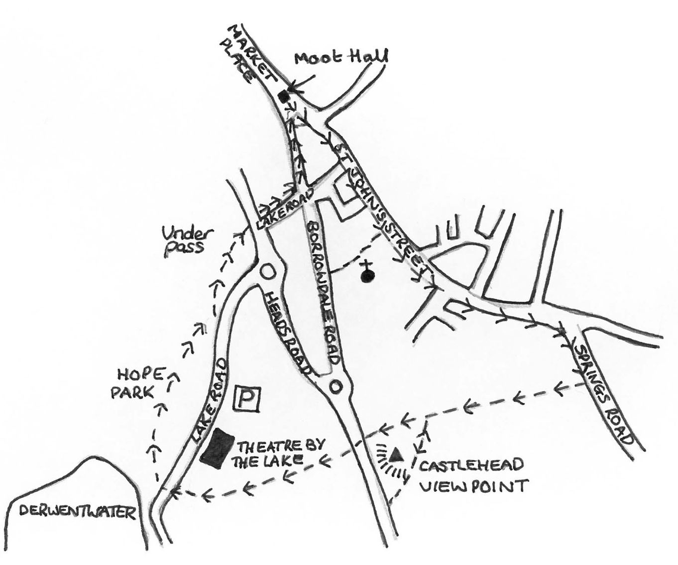 Castlehead walk map