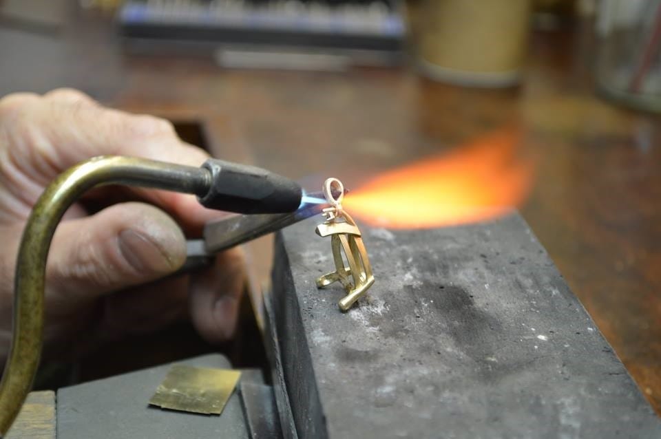 Making jewellery at Fultons
