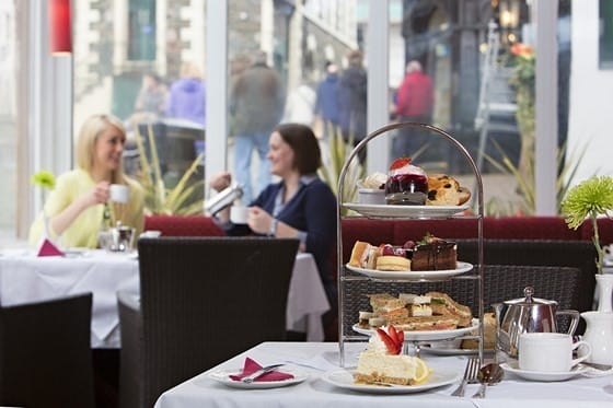 Afternoon tea in the Skiddaw Conservatory