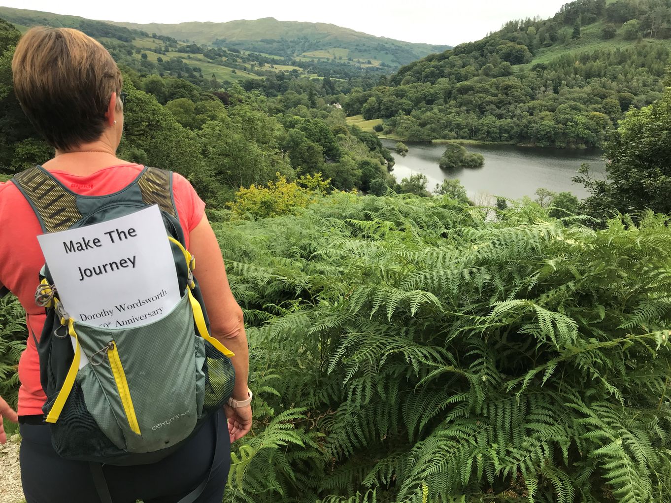 Gill Conlon on the coffin path between Grasmere and Rydal