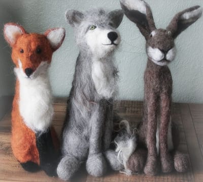 Learn to Needle-Felt and make a 'Freddie Fox' with Annis McGowan