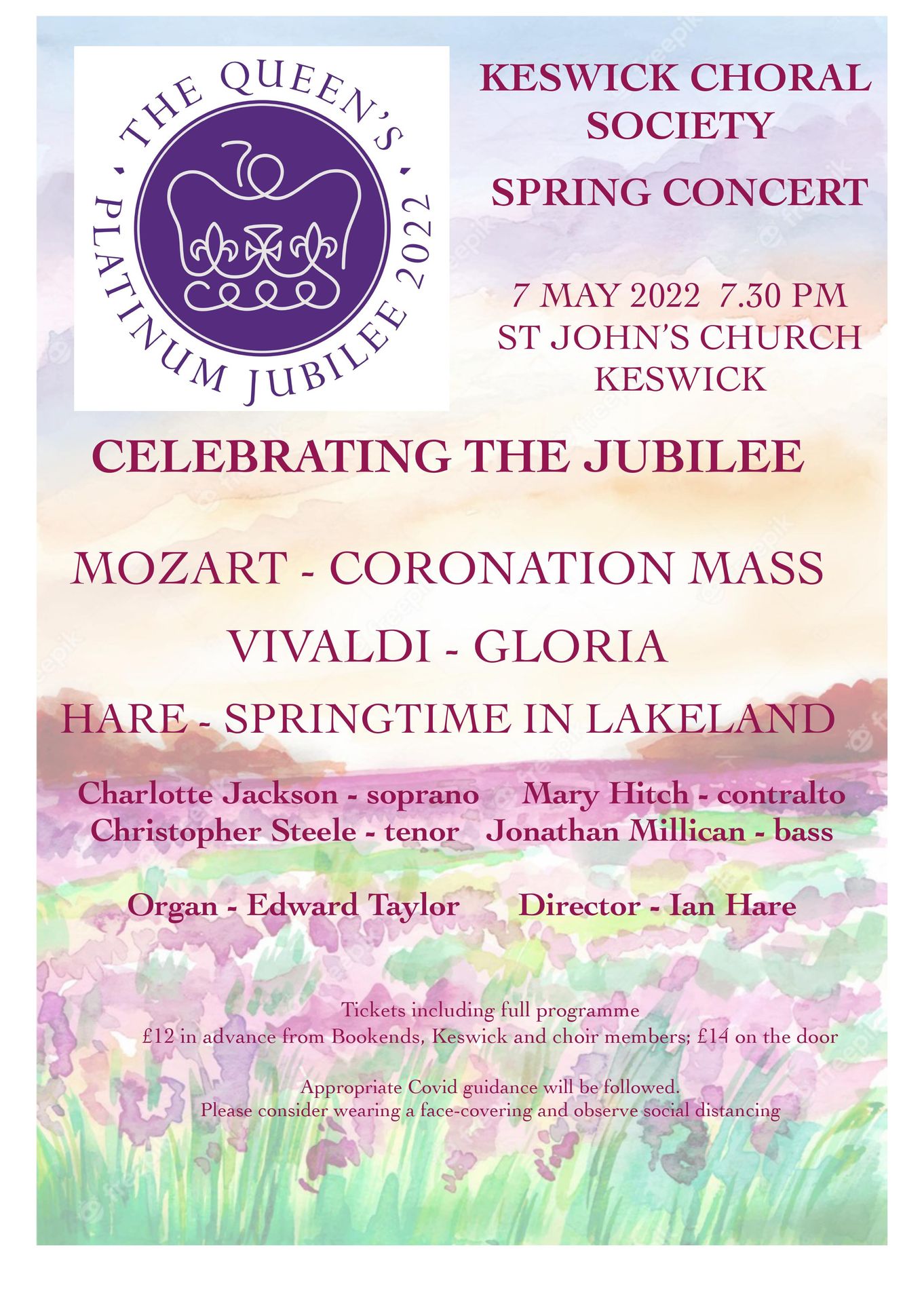 KESWICK CHORAL SOCIETY SPRING CONCERT