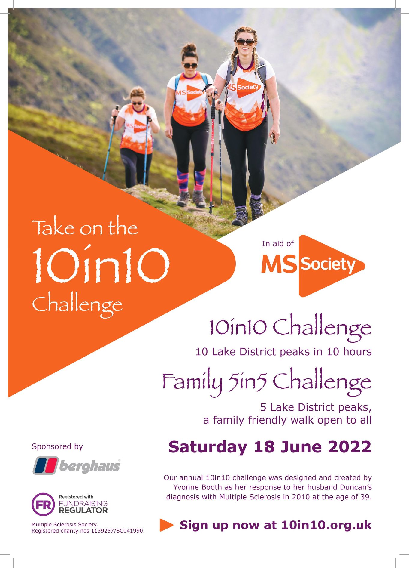 10 in 10 - MS Charity Peak Walking Challenge