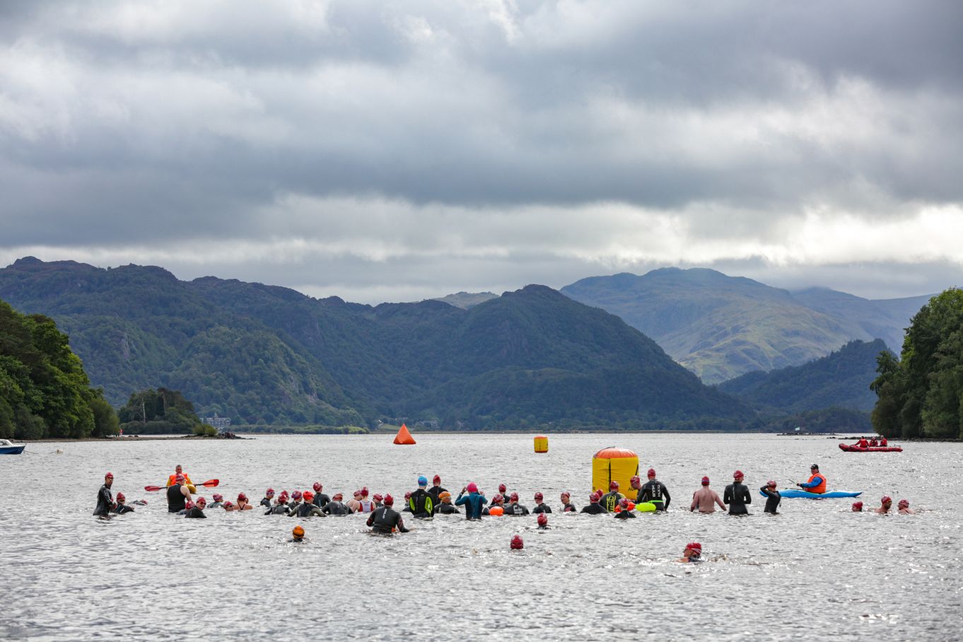 swimmers in derwentwater at 2021 keswick mountain festival - photo credit route north photos.jpg