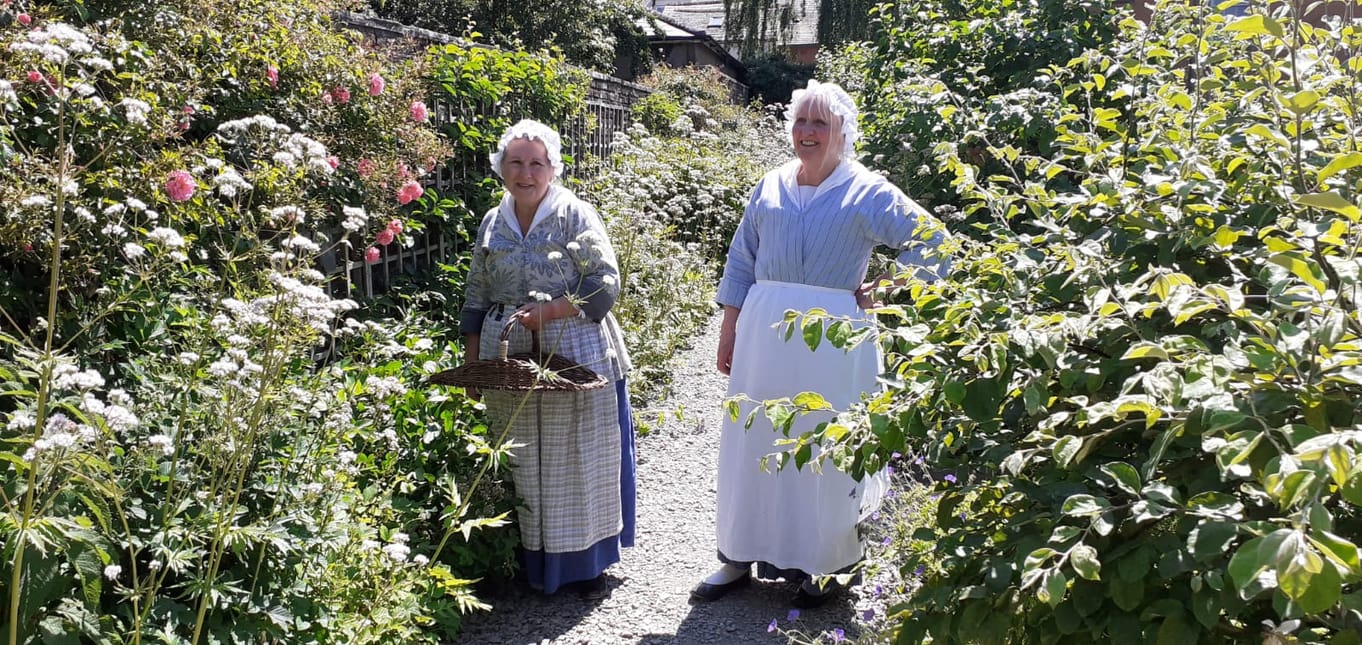 Servants in the garden