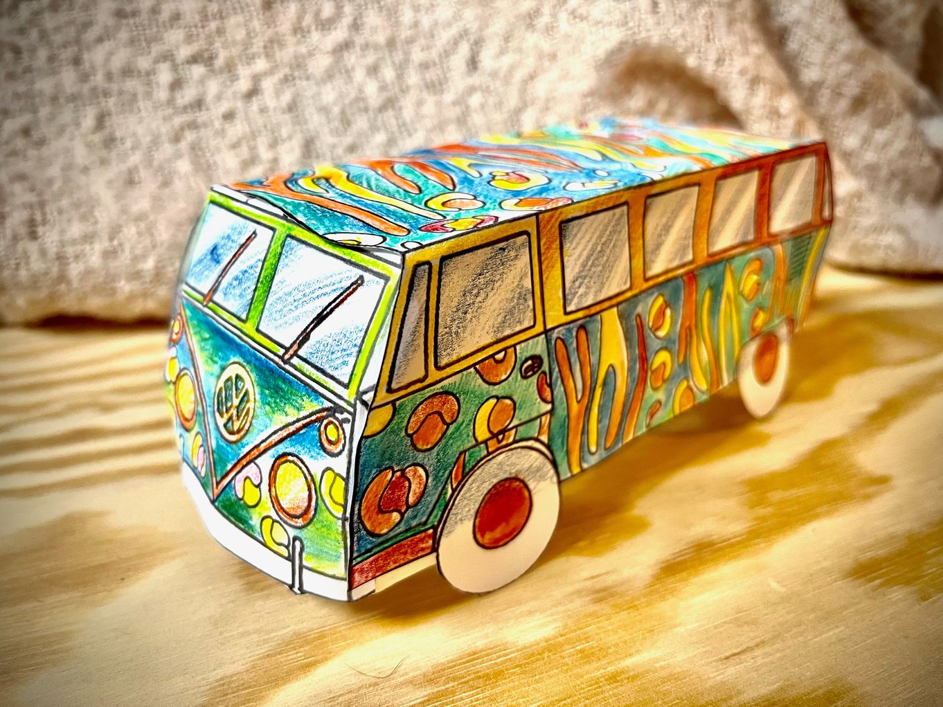 Create a dinky paper campervan with Alex Jakob- Whitworth (Children’s Class)