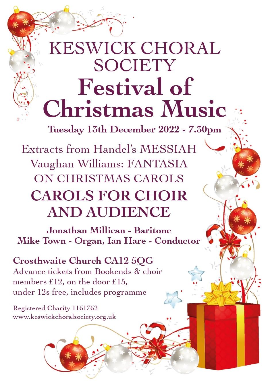 Festival of Christmas Music and Readings: Keswick Choral Society