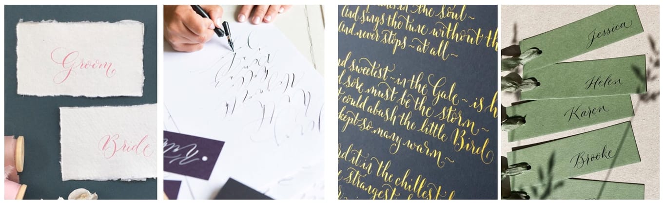 'Gorgeously Swirly Calligraphy' with Claire from by Moon and Tide