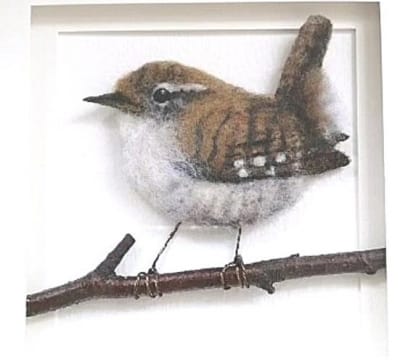 'Needle Felted Garden Birds - 'The Wren' with Helen Hammond (low relief)