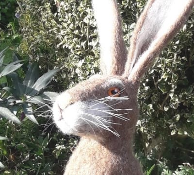Needle Felt a Hare