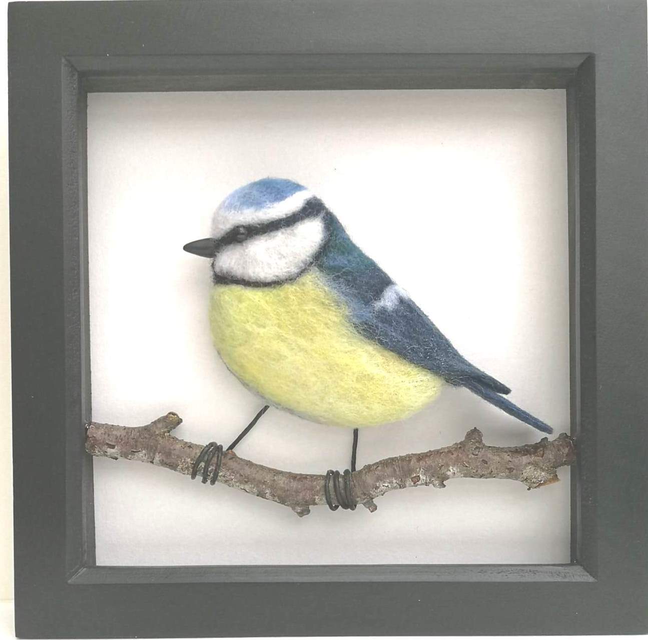 'Needle Felted Garden Birds ~ 'The Blue Tit' with Helen Hammond (low relief) 