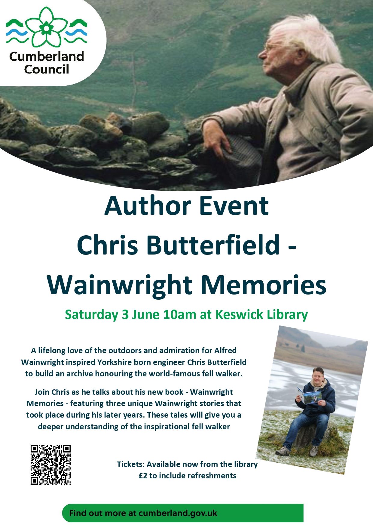 Author Event Chris Butterfield - Wainwright Memories