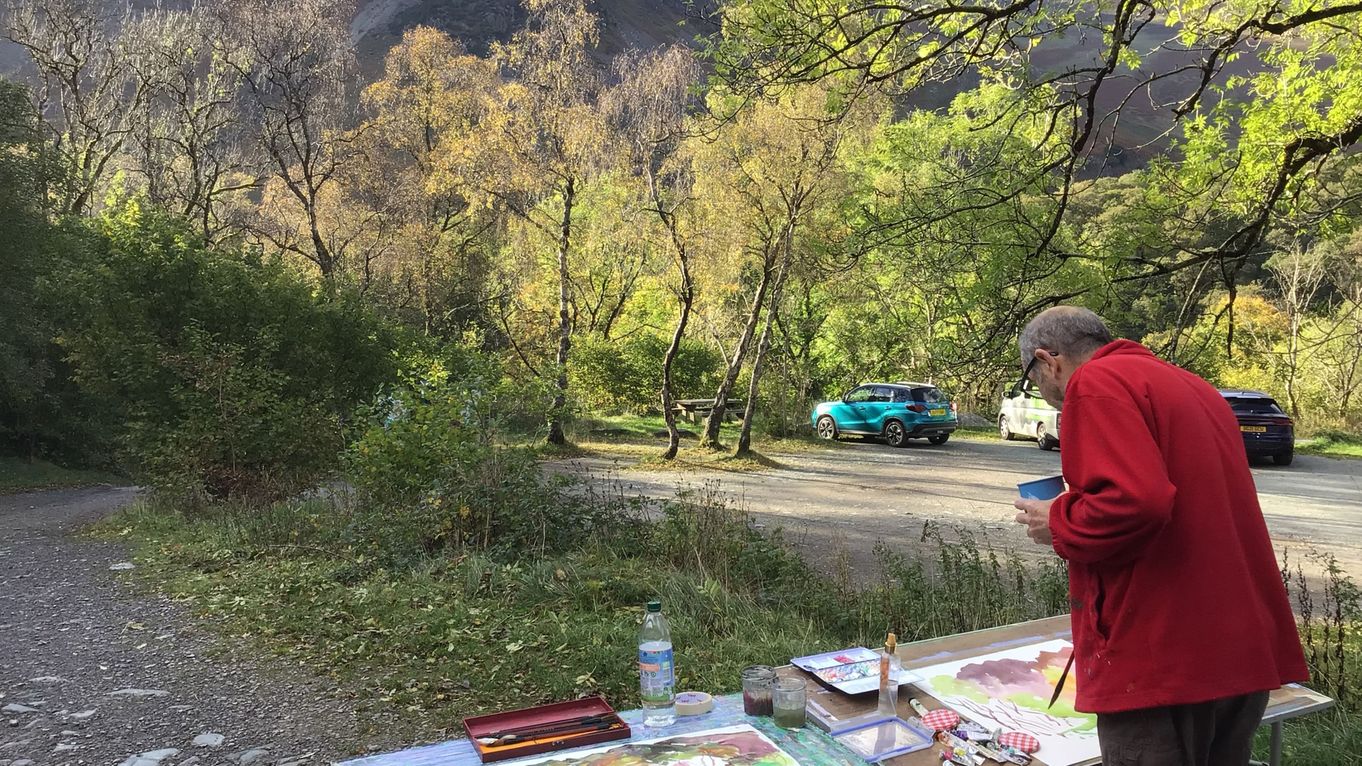 Watercolour landscape workshop with David Boyd