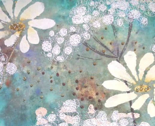 'Paint Print Stitch in Nature' with Kay Leech