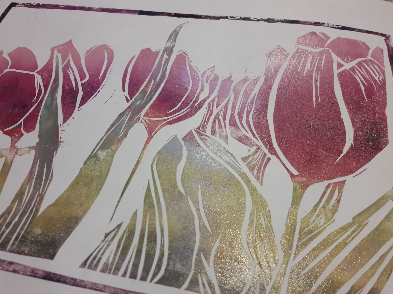 Lino Cut Print - Botanical & Natural forms with Laura Sowerby