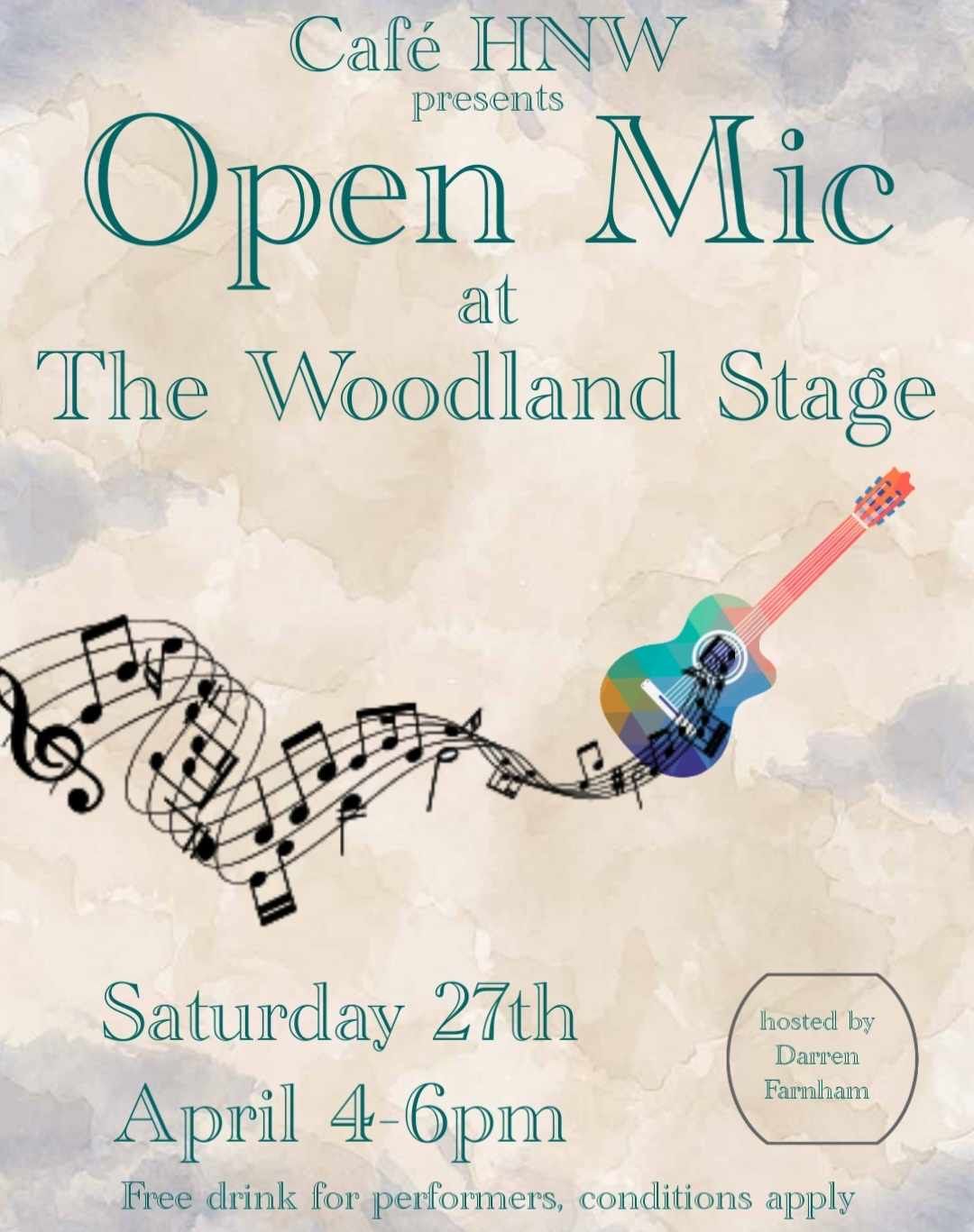 Open Mic on The Woodland Stage 