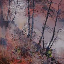Autumn Colours' in mixed media with Frances Winder