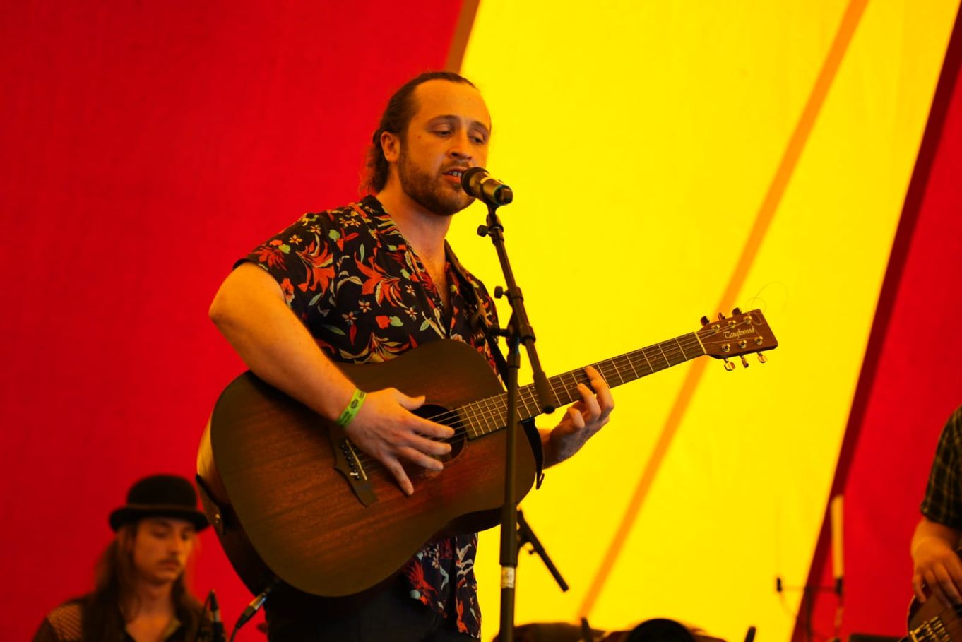 Live music in the Big Top at KMF 2024