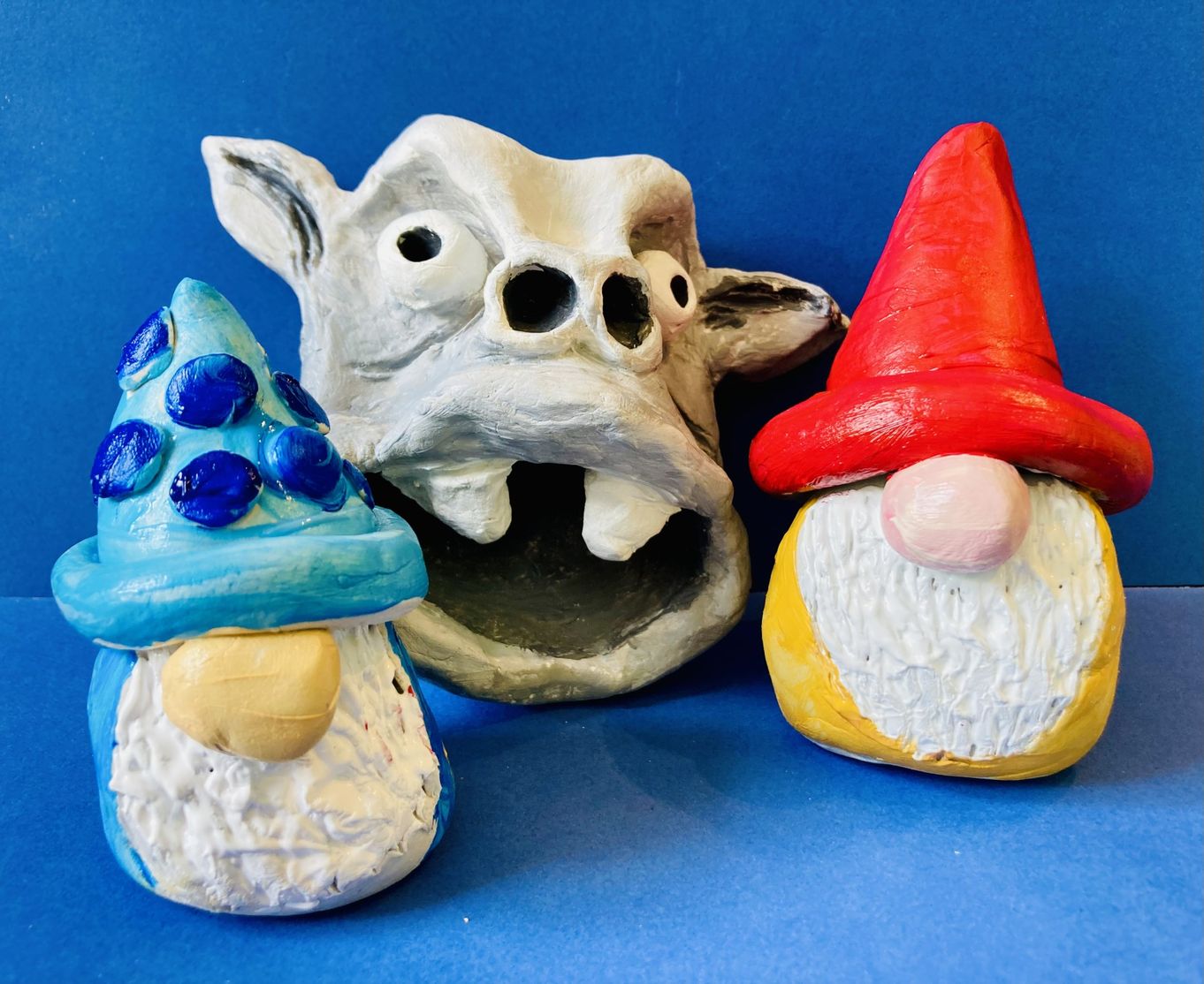Summer Family Crafts – Clay Gnomes, Gargoyles and Fantastic Creatures