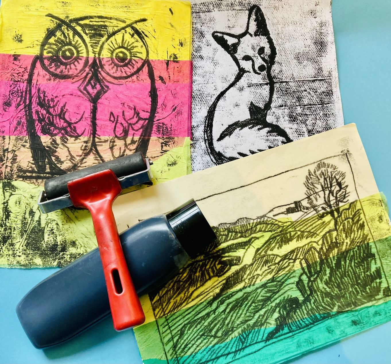 Summer Family Crafts – My Story Mono Printing Workshop