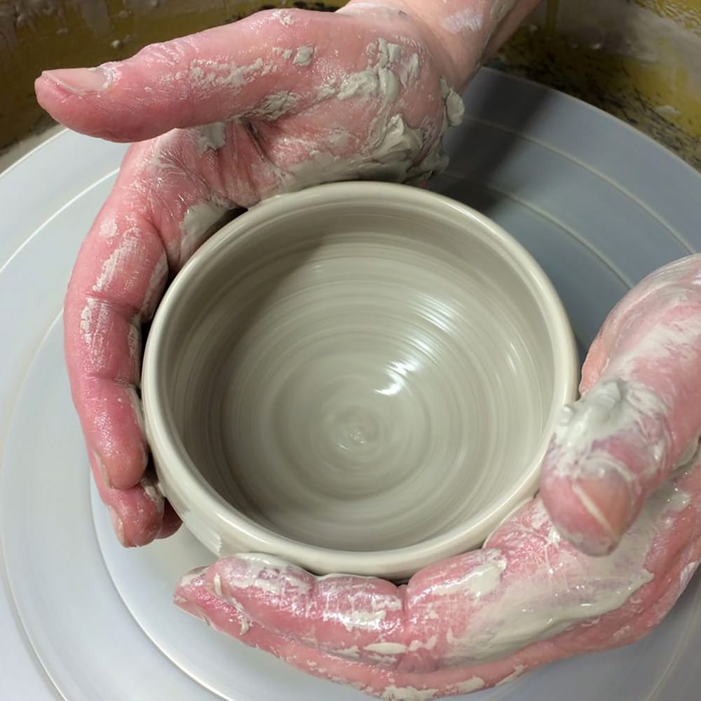 Throwing Clay on the Wheel with Marianne Lusby