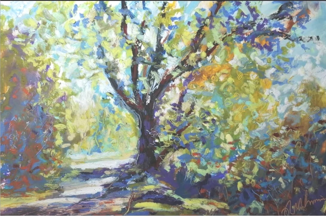 'Impressionist sketching - light effects in oil pastels' with Roy Simmons 