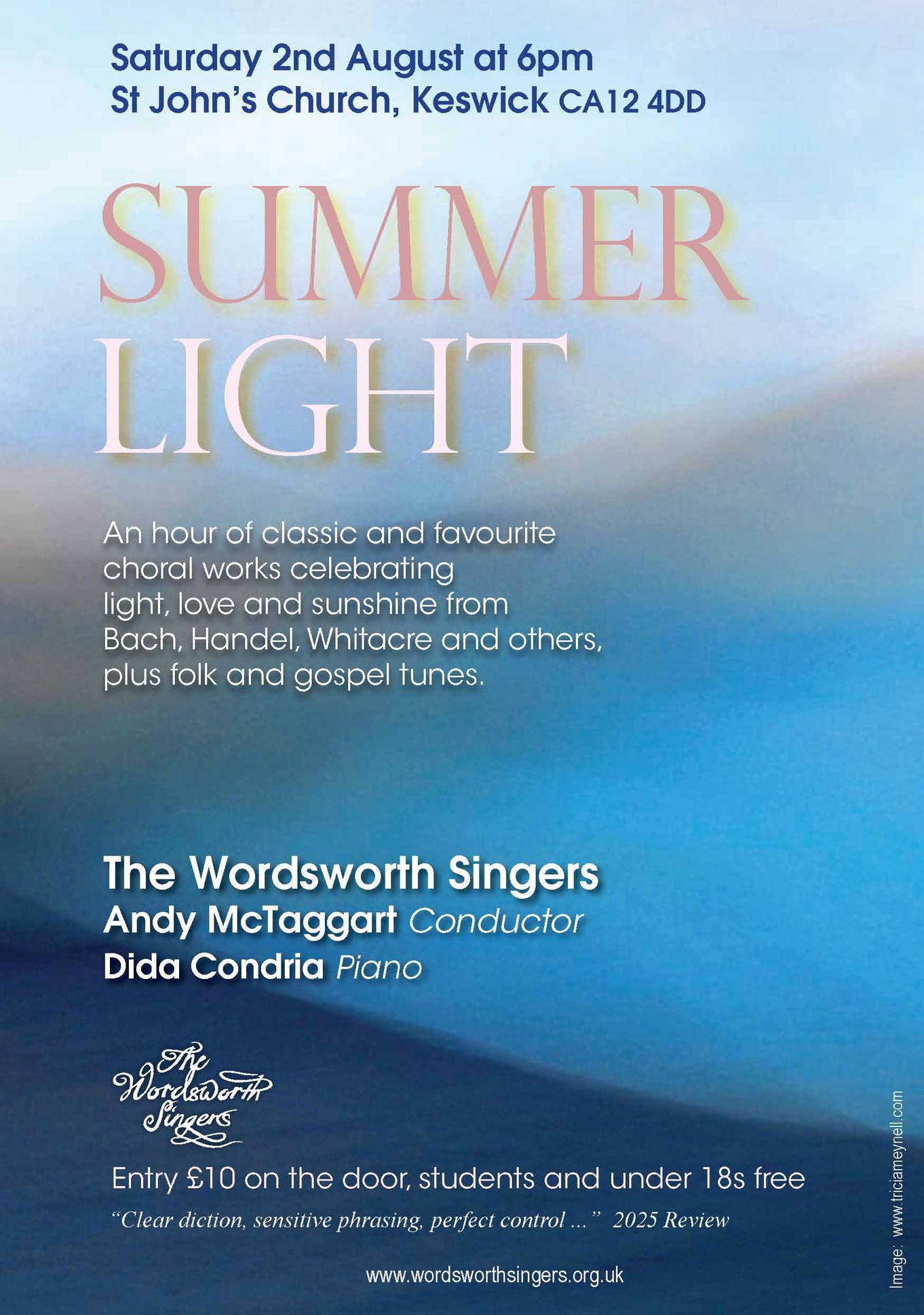 Summer Light - a concert by The Wordsworth Singers