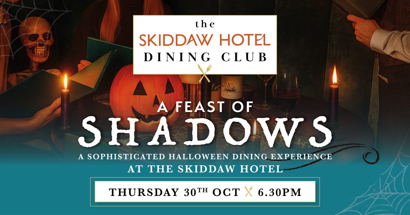 A Feast of Shadows: A Sophisticated Halloween Dining Experience at the Skiddaw Hotel