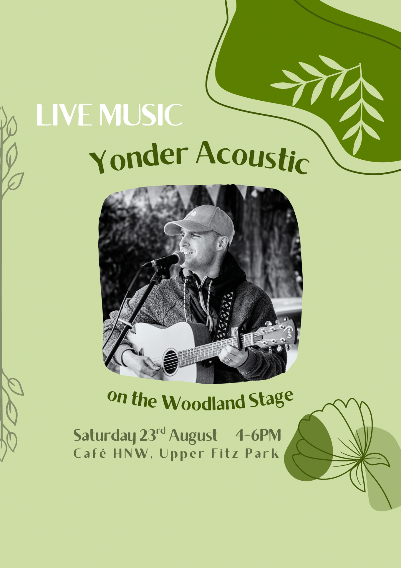 Live Music on the Woodland Stage at cafe HNW