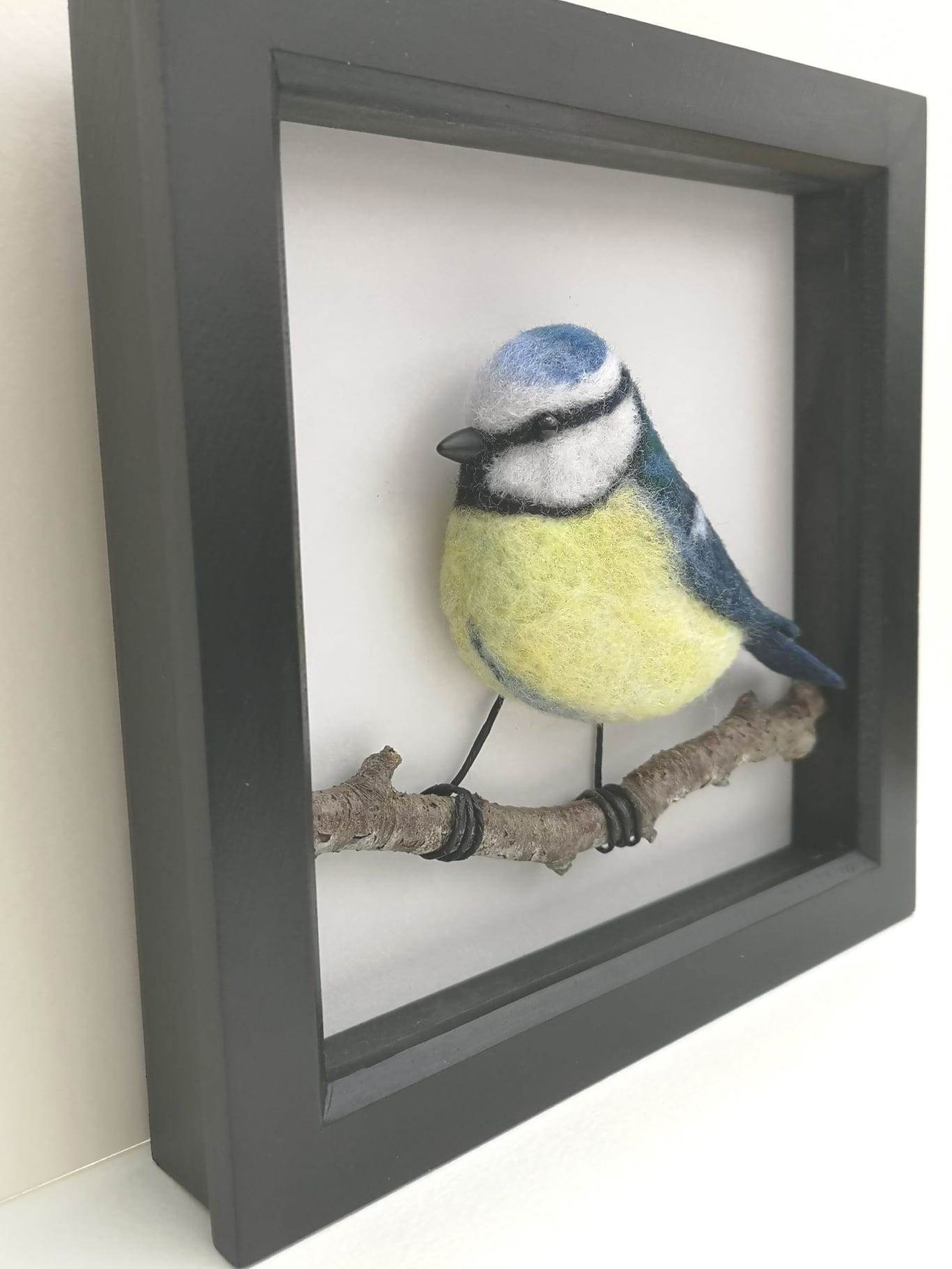 'Needle Felted Garden Birds ~ 'The Blue Tit' with Helen Hammond (low relief)