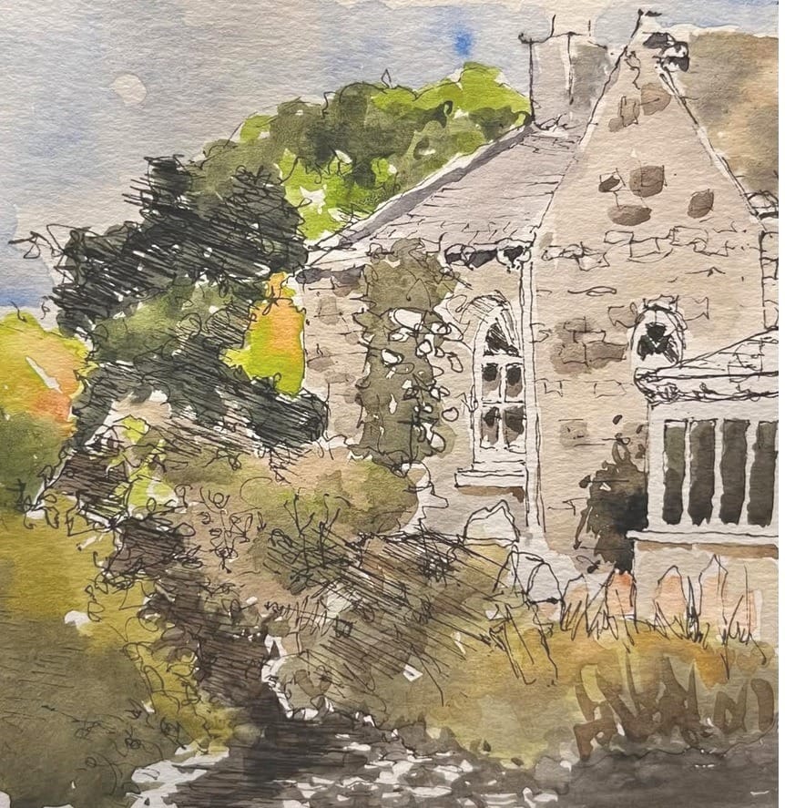 'Lakeland Cottages & more' in Pen & Wash - with Lyn Evans