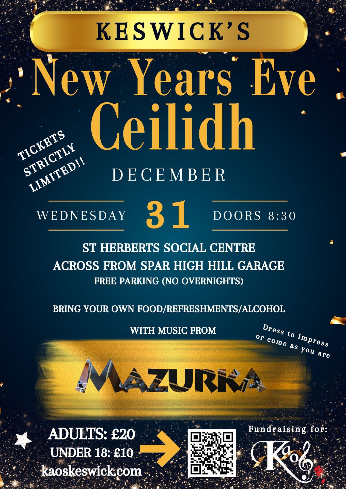 Keswick's New Years Eve Ceilidh