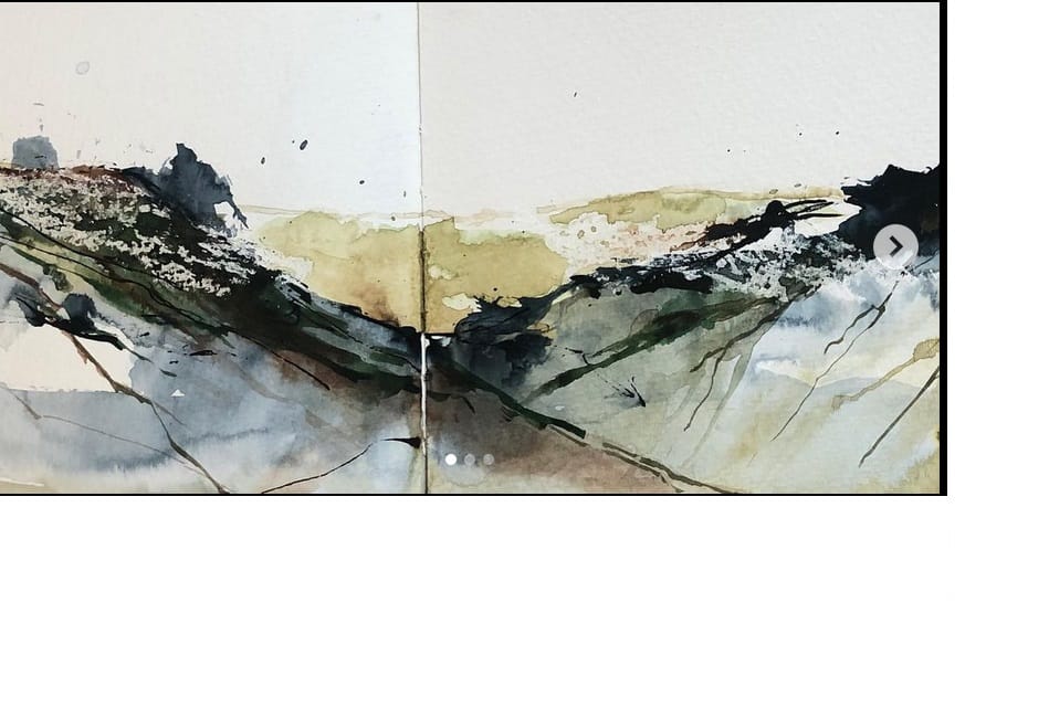 'Dynamic Floral & Landscape Abstracts in Ink and Watercolour' - with Lyn Evans