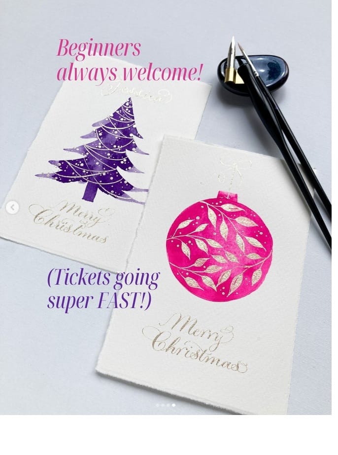 'Gorgeously Swirly Calligraphy' with Claire from by Moon and Tide 